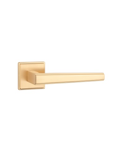 KLAMKA APRILE SYRINGA ROZETA QG SLIM 7MM KG- ZŁOTY MATOWY