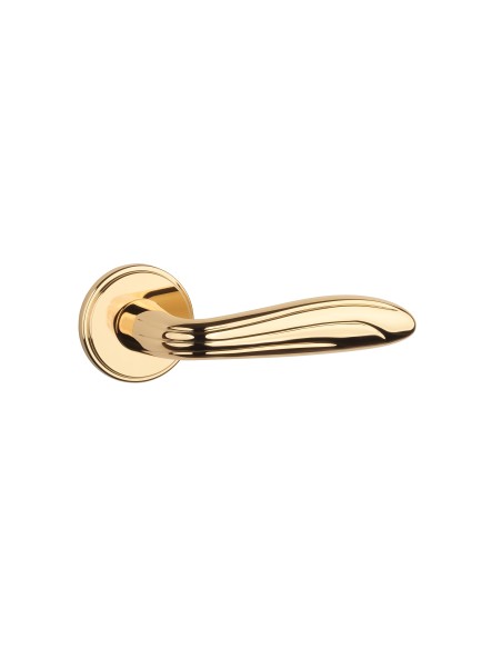 KLAMKA APRILE CATALPA ROZETA RG SLIM 7MM LG - ZŁOTY POLEROWANY