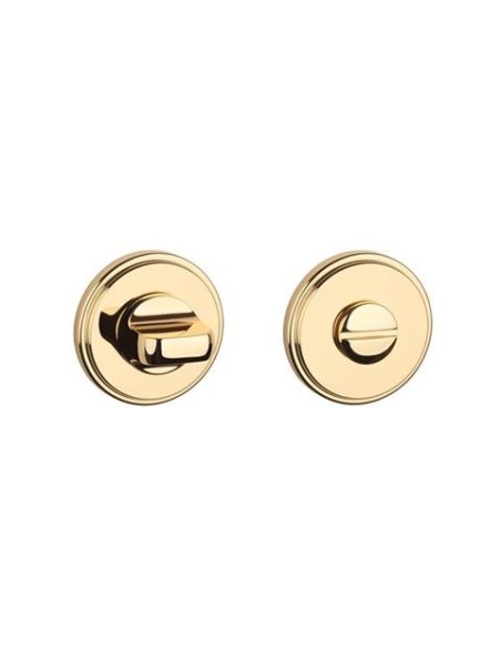KLAMKA APRILE CATALPA ROZETA RG SLIM 7MM LG - ZŁOTY POLEROWANY