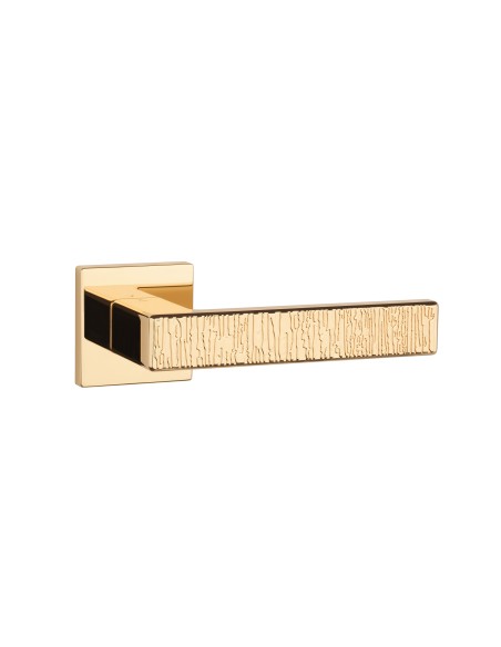 KLAMKA APRILE AMARYLIA ROZETA Q SLIM 7MM LG - ZŁOTY POLEROWANY