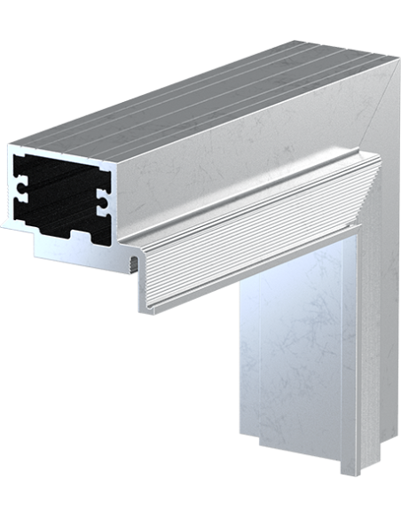 OŚCIEŻNICA – OŚC. ALUMINIOWA HIDE ODWROTNA PRZYLGA – OŚC. HIDE ODWROTNA PRZYLGA – LAKIER BIAŁY MAT – ROZM. 80