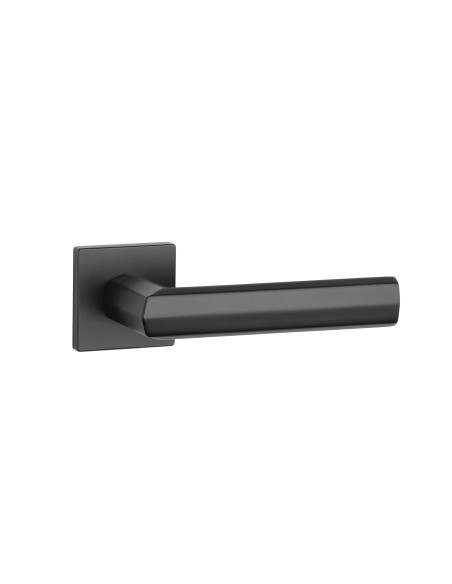 KLAMKA APRILE FRESIA ROZETA Q SLIM 7MM BK - CZARNY MATOWY