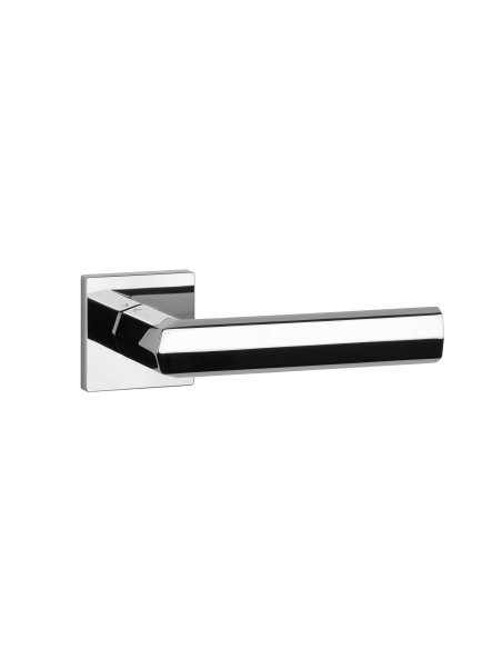 KLAMKA APRILE FRESIA ROZETA Q SLIM 7MM LC - CHROM POLEROWANY