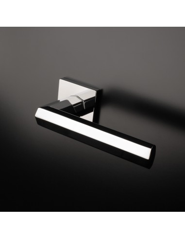 KLAMKA APRILE FRESIA ROZETA Q SLIM 7MM LC - CHROM POLEROWANY