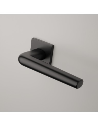 KLAMKA APRILE FUNKIA ROZETA Q SLIM 7MM BLACK - CZARNY MATOWY