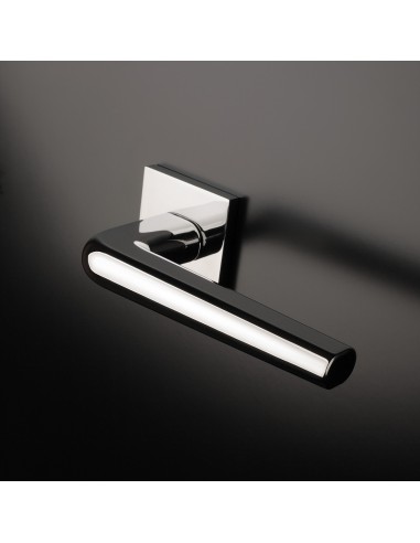 KLAMKA APRILE FUNKIA ROZETA Q SLIM 7MM CP - CHROM POLEROWANY