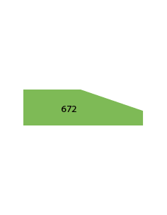 LISTWY DRZWIOWE PROFIL 672 17 × 58 MM