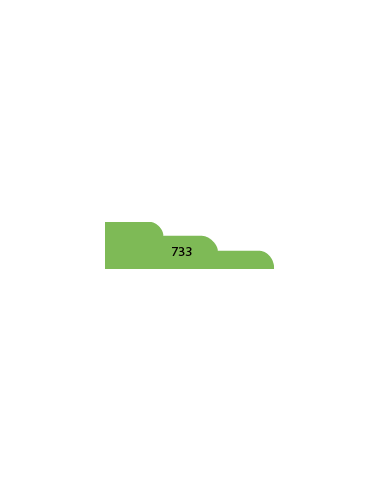 LISTWY DRZWIOWE PROFIL 733 17 × 58 MM