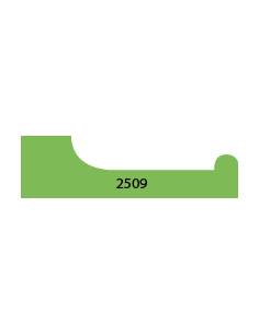 LISTWY DRZWIOWE PROFIL 2509 20 × 68 MM