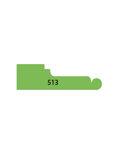 LISTWY DRZWIOWE PROFIL 513 17 × 58 MM