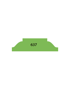LISTWY PRZYMYKOWE I PROFILE WYKOŃCZENIOWE PROFIL 637 15 × 54 MM