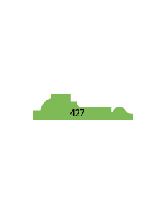 LISTWY ŚCIENNE PROFIL 427 12 × 48 MM