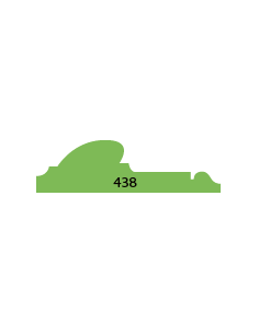 LISTWY ŚCIENNE PROFIL 438 16 × 58 MM