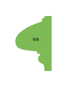 LISTWY ŚCIENNE PROFIL 838 45 × 68 MM