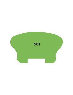 PORĘCZE I LISTWY PODPOROWE PROFIL 581 36 × 59 MM