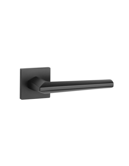 KLAMKA APRILE JASMINA ROZETA Q SLIM 7MM BK - CZARNY MATOWY