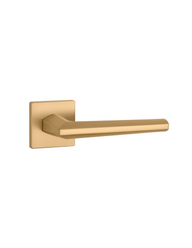 KLAMKA APRILE JASMINA ROZETA Q SLIM 7MM KG - ZŁOTY MATOWY