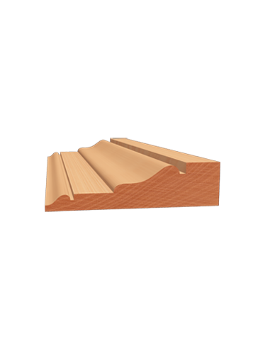 LISTWY DRZWIOWE PROFILOWANE PROFIL 214 22 × 88 MM