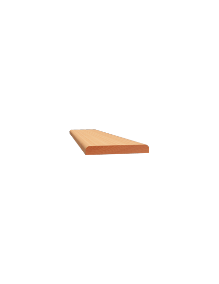LISTWY PŁASKIE DWUSTRONNIE ZAOKRĄGLONE PROFIL 718 06 × 45 MM
