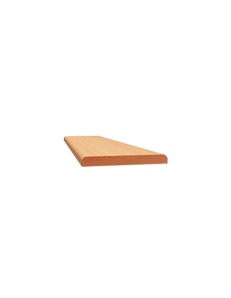 LISTWY PŁASKIE DWUSTRONNIE ZAOKRĄGLONE PROFIL 706 06 × 60 MM