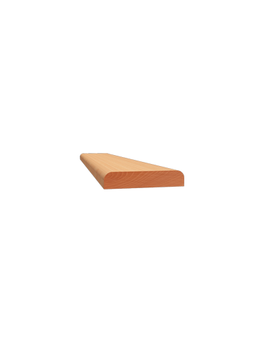 LISTWY PŁASKIE DWUSTRONNIE ZAOKRĄGLONE PROFIL 656 08 × 40 MM