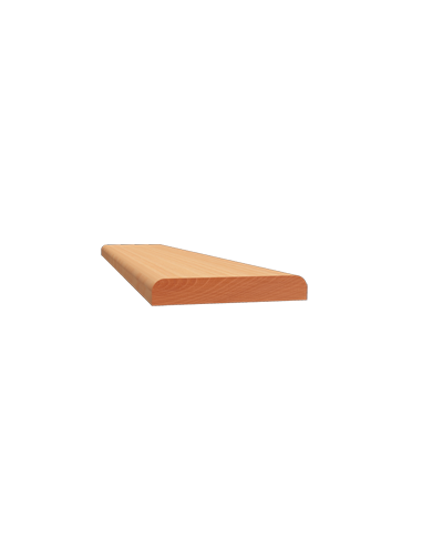 LISTWY PŁASKIE DWUSTRONNIE ZAOKRĄGLONE PROFIL 660 08 × 50 MM