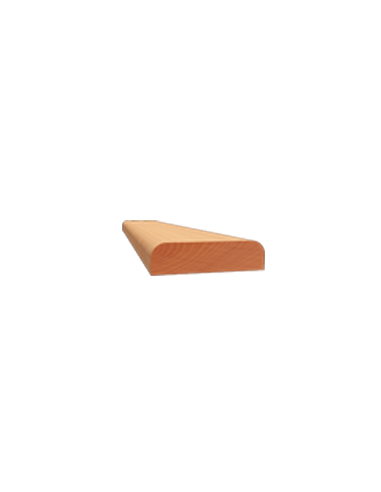 LISTWY PŁASKIE DWUSTRONNIE ZAOKRĄGLONE PROFIL 710 10 × 40 MM