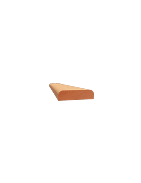 LISTWY PŁASKIE DWUSTRONNIE ZAOKRĄGLONE PROFIL 710 10 × 40 MM