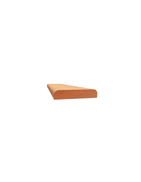 LISTWY PŁASKIE DWUSTRONNIE ZAOKRĄGLONE PROFIL 712 10 × 50 MM