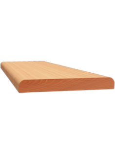 LISTWY PŁASKIE DWUSTRONNIE ZAOKRĄGLONE PROFIL 716 10 × 80 MM 2