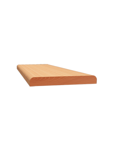 LISTWY PŁASKIE DWUSTRONNIE ZAOKRĄGLONE PROFIL 716 10 × 80 MM