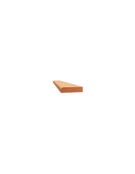LISTWY PŁASKIE JEDNOSTRONNIE ZAOKRĄGLONE PROFIL 698 06 × 25 MM