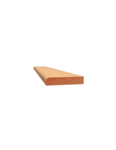 LISTWY PŁASKIE JEDNOSTRONNIE ZAOKRĄGLONE PROFIL 699 06 × 30 MM 2