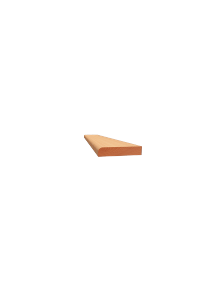 LISTWY PŁASKIE JEDNOSTRONNIE ZAOKRĄGLONE PROFIL 699 06 × 30 MM