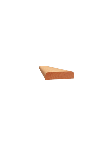 LISTWY PŁASKIE JEDNOSTRONNIE ZAOKRĄGLONE PROFIL 709 10 × 40 MM
