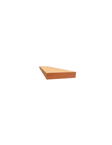 LISTWY PŁASKIE O OSTRYCH KRAWĘDZIACH PROFIL 809 08 × 40 MM