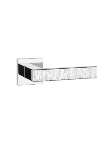 KLAMKA APRILE AMARYLIA ROZETA Q SLIM 7MM LC - CHROM POLEROWANY