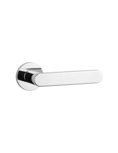 KLAMKA APRILE ALORA ROZETA R SLIM 7MM LC - CHROM POLEROWANY