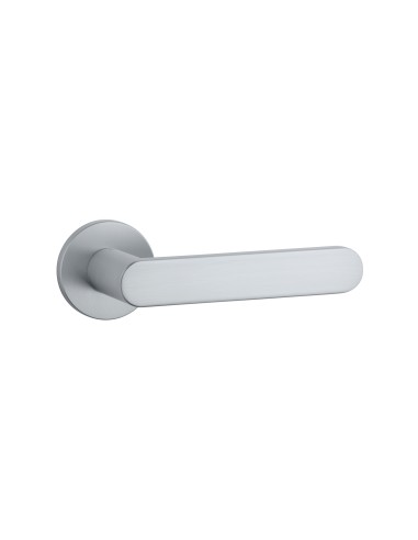 KLAMKA APRILE ALORA ROZETA R SLIM 7MM SC - CHROM SATYNOWY