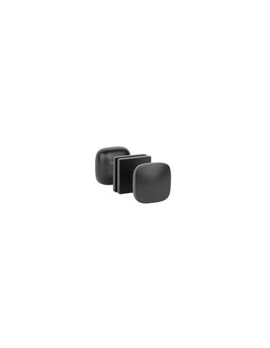 KLAMKA APRILE LUNARIA ROZETA Q SLIM 7MM BK - CZARNY MATOWY