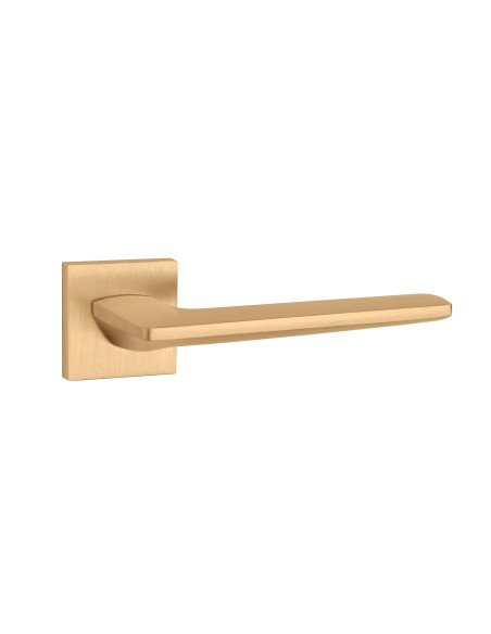 KLAMKA APRILE LUNARIA ROZETA Q SLIM 7MM KG - ZŁOTY MATOWY