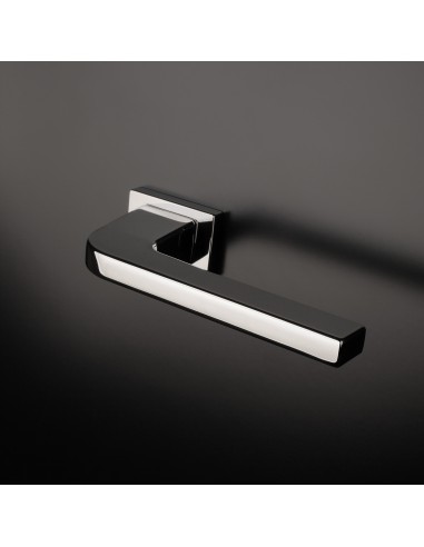KLAMKA APRILE ISMENA ROZETA RT SLIM 7MM LC - CHROM POLEROWANY