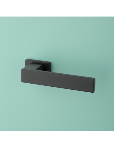 KLAMKA APRILE PINA ROZETA RT SLIM 7MM BK - CZARNY MATOWY