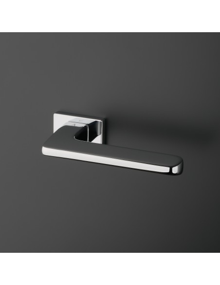KLAMKA APRILE YUKA ROZETA RT SLIM 7MM LC - CHROM POLEROWANY