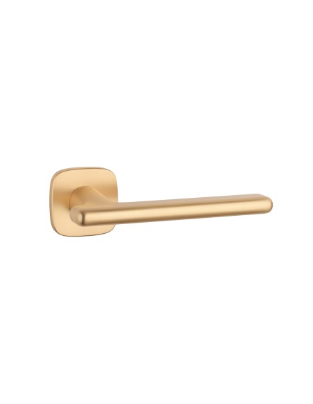 KLAMKA APRILE MARANTA ROZETA QR SLIM 7MM KG - ZŁOTY MATOWY