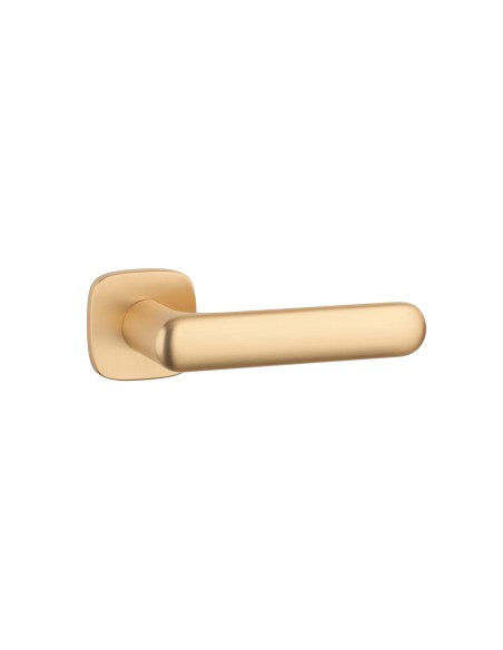 KLAMKA APRILE OLEA ROZETA QR SLIM 7MM KG - ZŁOTY MATOWY