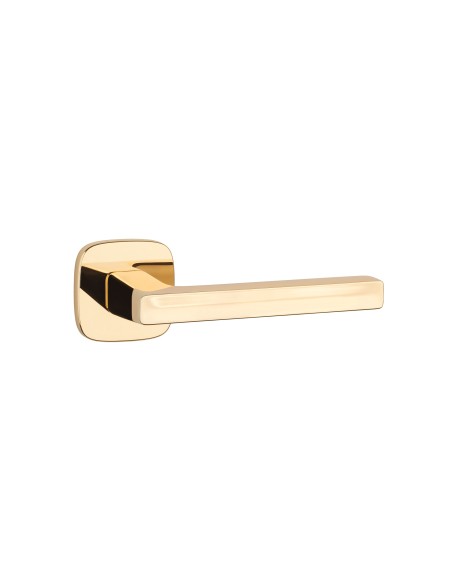 KLAMKA APRILE PEA ROZETA QR SLIM 7MM LG - ZŁOTY POLEROWANY