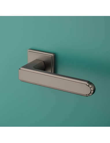 KLAMKA APRILE MIMOSA ROZETA QG SLIM 7MM GYM - GRAFIT