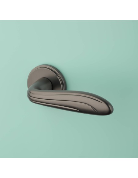 KLAMKA APRILE CATALPA ROZETA RG SLIM 7MM GYM - GRAFIT