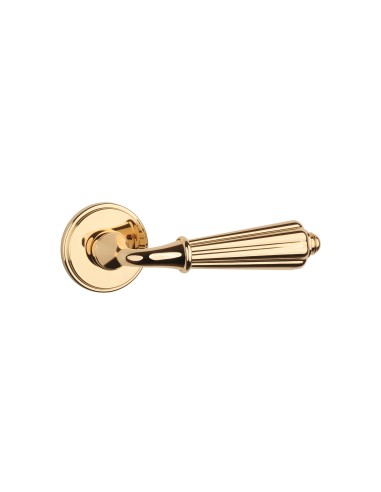 KLAMKA APRILE LIMONA ROZETA RG SLIM 7MM LG - ZŁOTY POLEROWANY